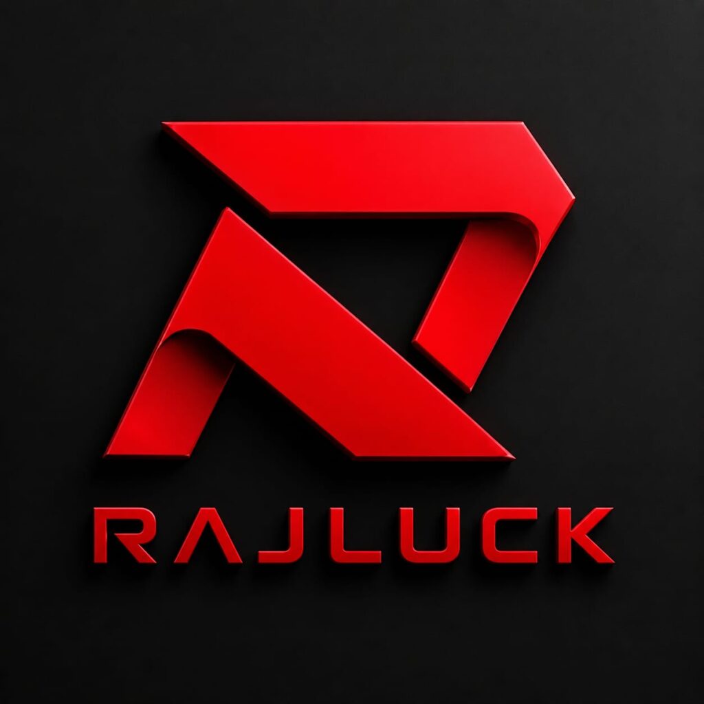 Rajluck logo official branding for Rajluck Game app download and login platform